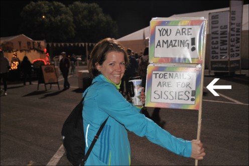 Marathon Toenail Sign