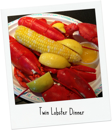 Twin Lobster Dinner