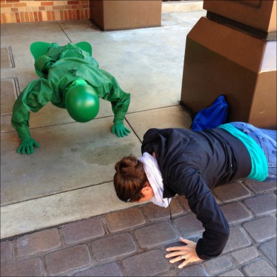Push Ups in the Park