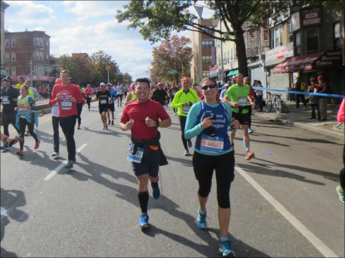 Danielle & Pat running