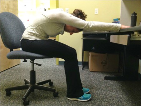 Desk Yoga - Downward Dog