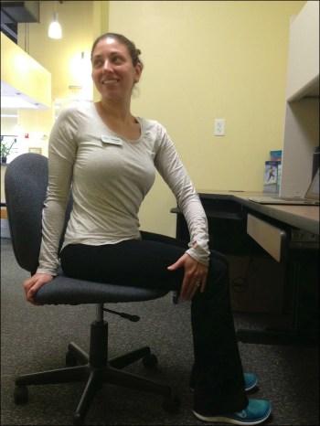 Desk Yoga - Seated Twist