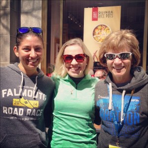 Boston Marathon Pam and Christine