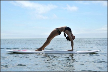 Danielle SUP Yoga Bridge