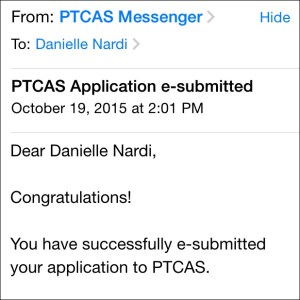 PTCAS E-Submit