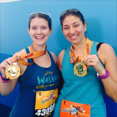 Danielle and Cyanne Medal